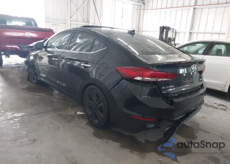 2017 Hyundai Elantra Limited from USA, damaged, VIN 5NPD84LF6HH080792